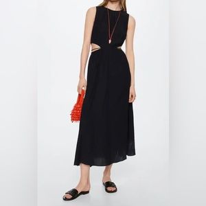 Mango ~ Side slit dress - Medium. NWT